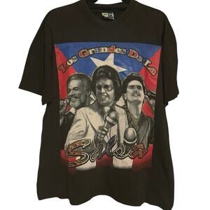 Vintage Y2K Grandes de la Salsa Ismael Rivera Hector Lavoe Frankie Ruiz Shirt XL
